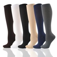 ◎☽✐ sdeifhruhvfu Men Compression Stockings Hiking Elastic Socks Flight Pregnancy Swollen Varicose Veins Marathon