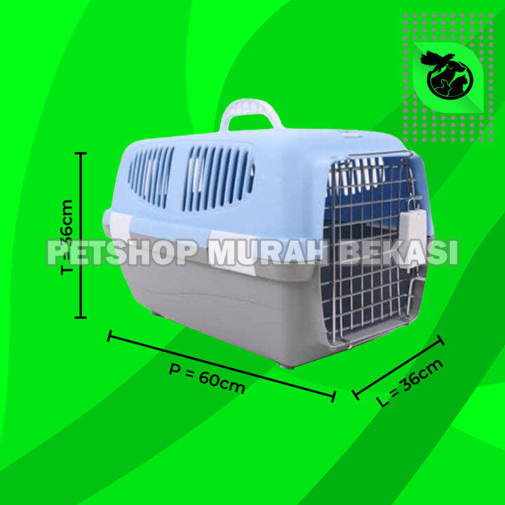Pet Cargo / Pet Poyager / Tas Travel Tenteng Hewan Ukuran L Lazada