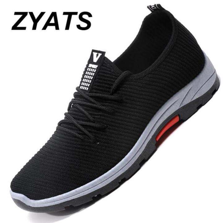 zyats-รองเท้ากีฬาลำลองสำหรับผู้ชาย-รองเท้าเดินป่ารองเท้ากีฬารองเท้าขับขี่ที่สะดวกสบายรองเท้าลำลองน้ำหนักเบา