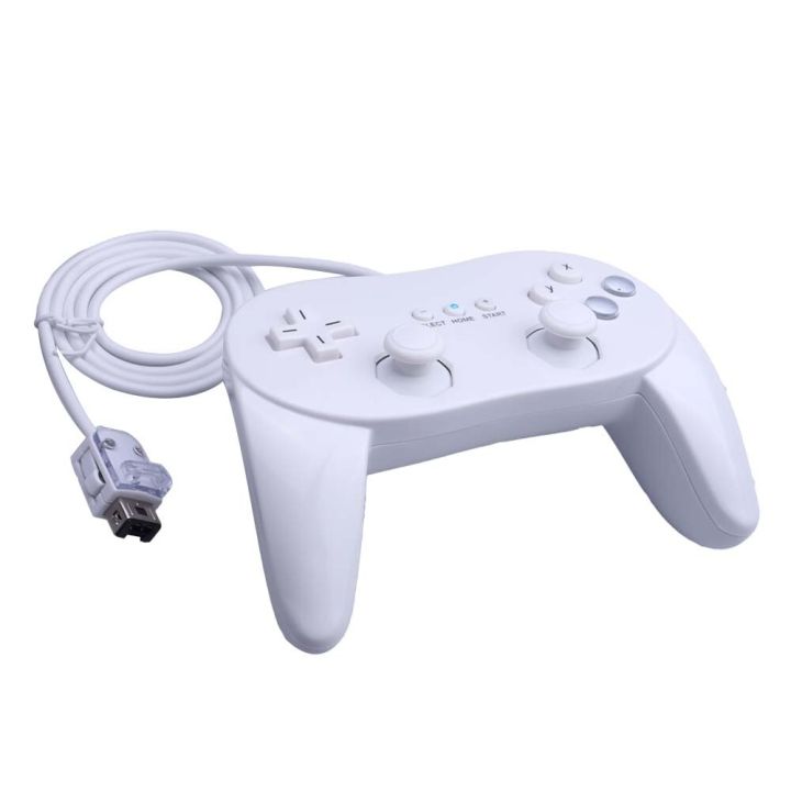 จอยสติ๊กแบบมีสายคลาสสิกสำหรับเกม-nintendo-wii-รุ่นที่สองควบคุมเกมระยะไกลจอยสติ๊กแบบจอยเกมช็อต