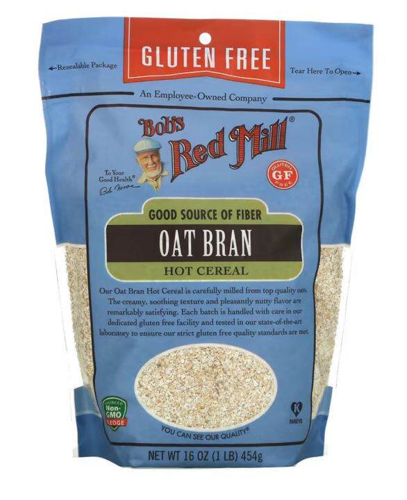 Bob's Red Mill, Oat Bran Hot Cereal, Gluten Free, 16 oz (454 g) Lazada