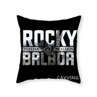 ROCKY BALBOA 3D printed polyester decorative throw pillowcase square zipper pillowcase fan shaped gift  (Double sided printing design for pillow)