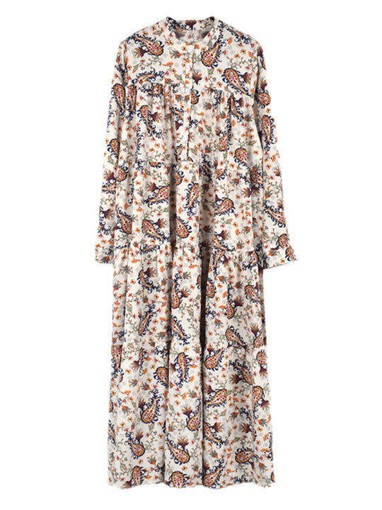 xitao-dress-long-sleeve-casual-print-dress