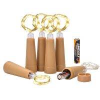 ◄ Thrisdar 2M 20LED Wine Bottle Cork String Light AAA Powered Copper Wire Bottle Stopper Garland Light DIY Wedding Party Light