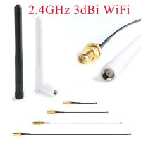 2.4GHz 3dBi WiFi 2.4g Antenna Aerial RP-SMA Male wireless router+ 15cm PCI U.FL IPX to RP SMA Male Pigtail Cable ESP8266 ESP32 Cables