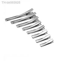 ▨ 20pcs 32mm-75mm Silver Metal Single Prong Alligator Clip Wholesale Crocodile Hair Clip Barrette Hairpin for DIY Hair Accessories