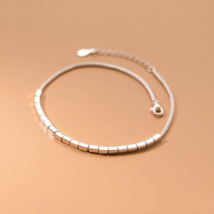 925-sterling-silver-rectangular-geometry-anklet-female-bracelet-on-the-leg-chain-woman-jewelry-summer-accessories-gift