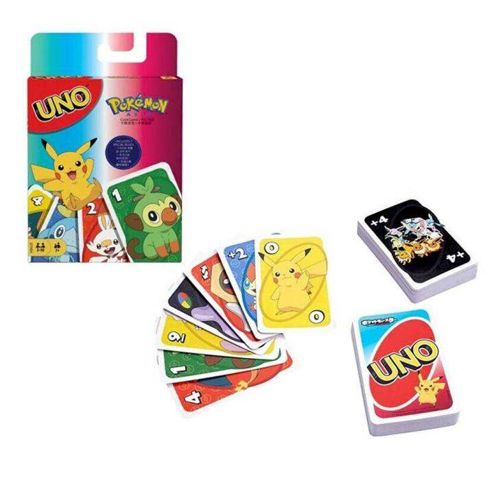 uno-pokemon-108-pcs-การ์ดเกมเกมกระดานของเล่นสำหรับของขวัญเด็ก-รวม-2-กฎพิเศษ