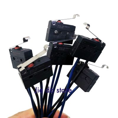 IP67 Micro switch Waterproof Microswitch with line 10A125V R pressure rod Detection limit switch