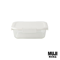 มูจิ กล่องใส่อาหารแก้วฝาล็อก 1000ml -MUJI Glass Lunch Box 1000ml