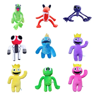 ASM Ro-blox เกม Rainbow Friends Ro-blox Plush ของเล่นปรับแต่งสายรุ้งการ์ตูนตุ๊กตา Plush ตุ๊กตา Soft ของเล่นเกมอุปกรณ์ต่อพ่วง Plush ของเล่นคริสต์มาสของขวัญตุ๊กตา