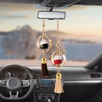 Car Pendant Ornaments Fortune Lucky Cats Hanging Auto Interior Rear View Mirror Decoration Dangle Trim Accessory Car Styling