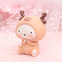 Lovely Pink Yellow Little Deer Piggy Bank Saving Pot Gift Piggy Bank