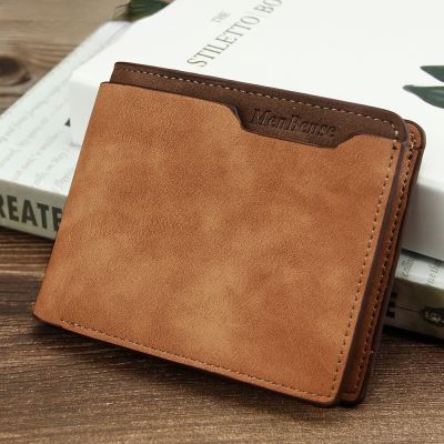 Men Business Bifold Wallet PU Leather Credit ID Card Holder Case Solid Purse Pockets Bags Handbags Men Bags Designer Wallets New Card Holders
