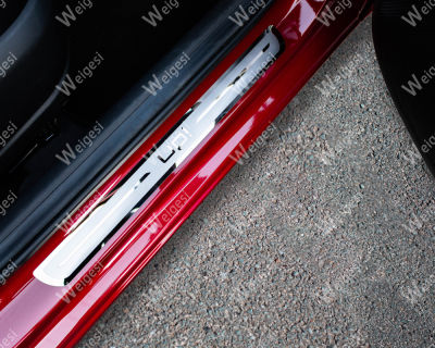 VW UP Stainless Steel Door Sill Scuff Plates for Volkswagen UP! 2012-