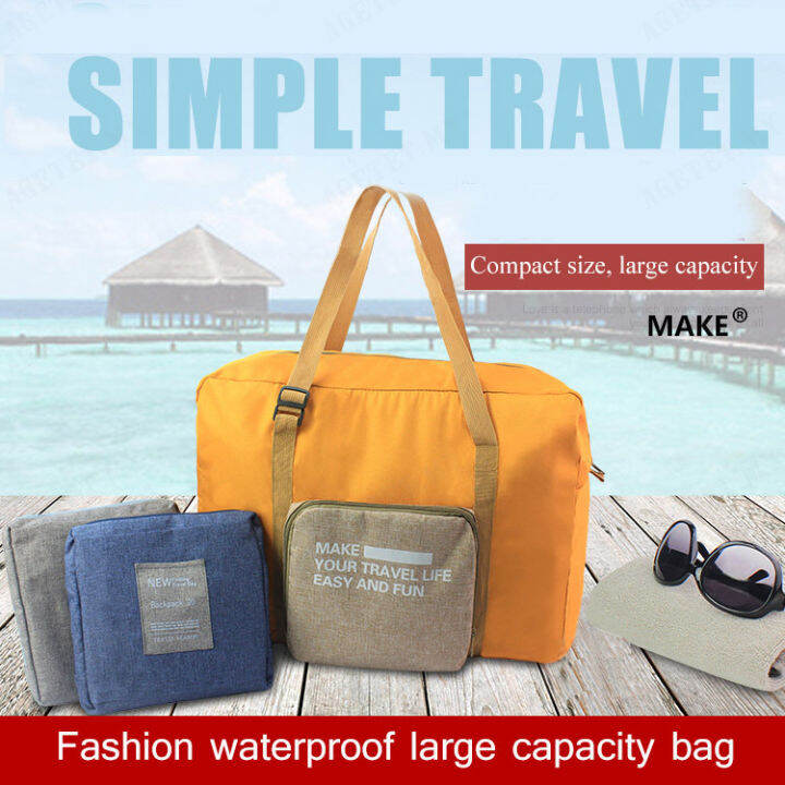 agetet Portable Foldable Travel Bag Clothes Storage Pouch Lazada