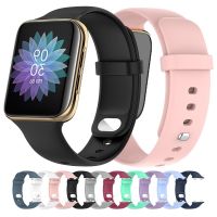 ❧☊⊙ สายนาฬิกาซิลิโคนอ่อนนุ่มสำหรับ OPPO Smart Watchband 41 มม./46 มม. สายรัดข้อมือสีสันสดใสสร้อยข้อมือสายกีฬาสำหรับอุปกรณ์นาฬิกา OPPO