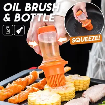 Basting Brush Silicone Pastry Baking Brush BBQ Sauce Marinade Meat Glazing  Oil Brush Heat Resistant Kitchen Cooking Baste Pastries Cakes Meat Desserts  