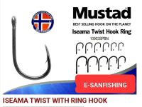 ตะขอเบ็ดตกปลา Mustad Twist With Ring ขอเบ็ดมัสตาร์ด อิเซม่า แบบตูดห่วง แข็งแรง ทนทาน ไว้ใจได้ทุกสถานการณ์