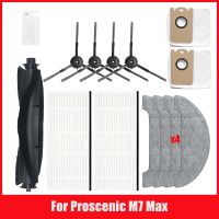 ๑ Replacement For Proscenic M7 Max Vacuum Cleaner Part Main Side Brush Hepa Filter Mop Cloth Rag Dust Bag Accessories Spare Parts