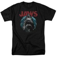 2023 New  NEW Mens Jaws Retro 70S 80S Thriller Movie Amity Island Graphic 100% Cotton T-shirt birthday gift Valentines Day gift