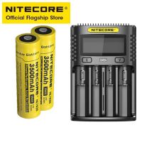 NITECORE UMS4เครื่องชาร์จแบตเตอรี่ SC4,NL1835 18650แบตเตอรี่ลิเธียมไอออน3500แบตเตอรี่แบบชาร์จมิลลิแอมป์,วงจรป้องกันสำหรับไฟฉายกลางแจ้งโดยเฉพาะ