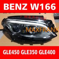 FOR BENZ W166 GLE450 GLE350 GLE400 HEADLAMP HEADLIGHT LENS HEAD LAMP FRONT LIGHT(USED)