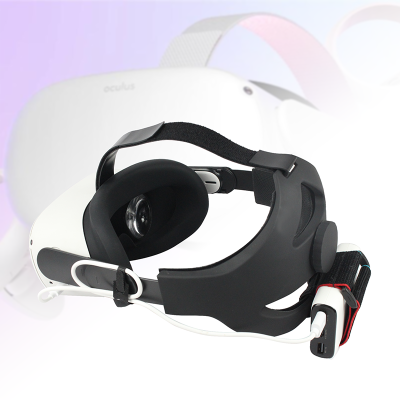 VR Head Strap With Battery Fixing Bracket For Oculus Quest 2 Adjustable Head Strap Balance Front And Rear Weight VR Accessories
