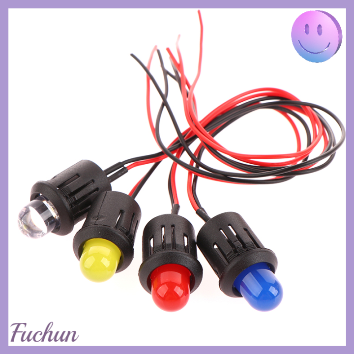 fuchun-ไฟ-led-แบบสายคงที่12v-10มม-หลอดไฟโคมไฟแอลอีดีสว่างเป็นพิเศษหลอดไฟไฟตกแต่งในสวน10ชิ้น