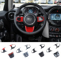 ใหม่ยูเนี่ยนแจ็ครถพวงมาลัยแผงปุ่มสติ๊กเกอร์ครอบคลุมสำหรับ Mini Cooper S JCW F54 F55 F56 F57 F60 2021 2022อุปกรณ์เสริม