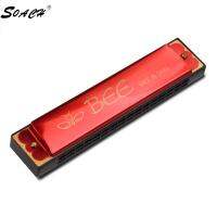 SOACH Delicate simple tone quality black 16 hole harmonica instrument easttop harmonicas instrumentos musicales