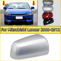 ฝาครอบกระจกมองข้างผ้าคลุมกระจกมองหลังอุปกรณ์เสริมรถยนต์สำหรับ Mitsubishi Lancer EX 2008 2009 2010 2011ทาสี2012