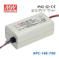 Original Mean Well APC-16-350 APC-16E-350 APC-16E-700 APC-16-700 Meanwell 350mA คงที่16.8W Single Output Switching Power Supply