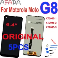 5PCS Original 6.4 Motorola Moto G8 XT2045-1 XT2045-2 XT2045-5 LCD Display Touch Screen Digitizer Assembly Replacement