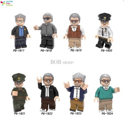 LT【ready stock】LOgE Minifigures Stan Lee Building Blocks Toys1【cod】