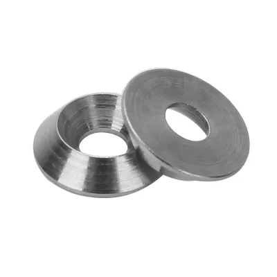 20Pcs M3/M4/M5 Stainless Steel Cone Cup Head Screw Gasket Conical Washer Shim Reinforcement Ring Gasket Joint Ring Backup Ring