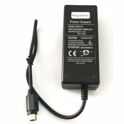 100V - 240V AC to DC 12V 2A 5V 2A 4pin Adapter Charger for HDD Enclosure Case Power Supply 4 pin 2000mA