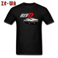 Newest Initial D Ae86 Thunder Tshirt Corvette Car Styling Auto Cars Funny T Shirts Japanese Anime Comic Fashion Streetwear