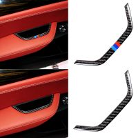 ◎❅ Carbon Fiber Car Interior Door Armrest Storage Box Frame Cover Sticker Trim Decals For BMW F25 F26 X3 X4 2011-2016 Accessories