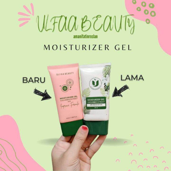 MOISTURIZER GEL ULFAA BEAUTY moisturizer 50ml Lazada