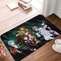 【YF】❁  Bofuri I Dont Want to Hurt So Ill Out Defense Anti-Slip Doormat Anime In Balcony Rug