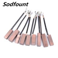 10pcs High copper J164 J204 generator carbon brush 8 10 12.5 30 32 35 40mm