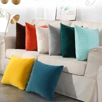 45x45cm Velvet Decorative Throw Pillow Covers Ultra-Soft Pillowcase For Living Room Sofa Nordic Home Decor Pillow Hugs