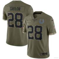 2022 NFL Indianapolis Colts Jersey Taylor Salute To ServiceFootball Tshirt Sports Tee Plus Size