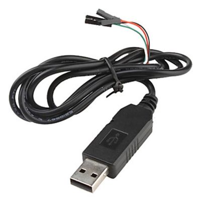 ✓ สีดำ PL2303HX USB เป็น TTL RS232 โมดูลอัพเกรด USB เป็นสายดาวน์โหลดแบบอนุกรมในเครื่องแปรงเก้าเส้น