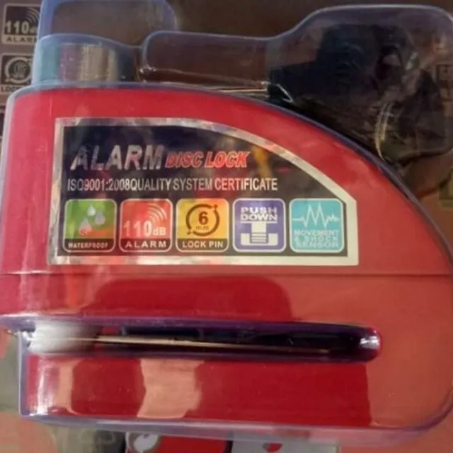 disk lock for motorcycle motor Lock motorcycle disc lock with alarm