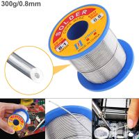 Welding Wires 63/37 300g 0.8mm No Clean Rosin Core Solder Wire with 2.0% Flux and Low Melting Point for Electric Soldering Iron