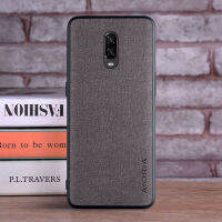 (รูปแบบใหม่) เคสสำหรับ Oneplus 6T 6 Coque ผิวนุ่ม TPU หนังเส้นใยหรูหราเคสโทรศัพท์ PC แบบแข็งสำหรับ Oneplus 6T เคส Funda เคสมือถือ