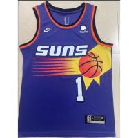 【9 Styles】2023 Nba Jersey Phoenix Suns No. 1 Booker Purple Basketball Jersey