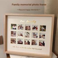✕✥㍿ Family Commemoration Frame 32x27cm Wedding Photo Decoration Frame 15pcs Kid Growth Photos Wall Frame Decoration Picture Frame